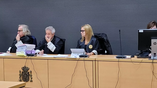 Los magistrados Carlos Vielba, Emilio Moya y Oscarina Naranjo / ATLÁNTICO HOY