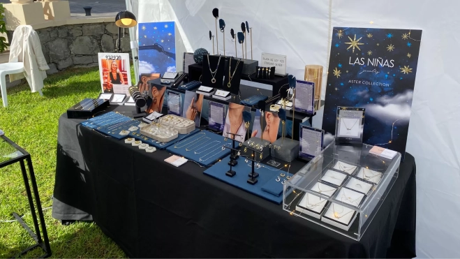 El puesto de Las Niñas Jewelry en Le Good Market / ATLÁNTICO HOY