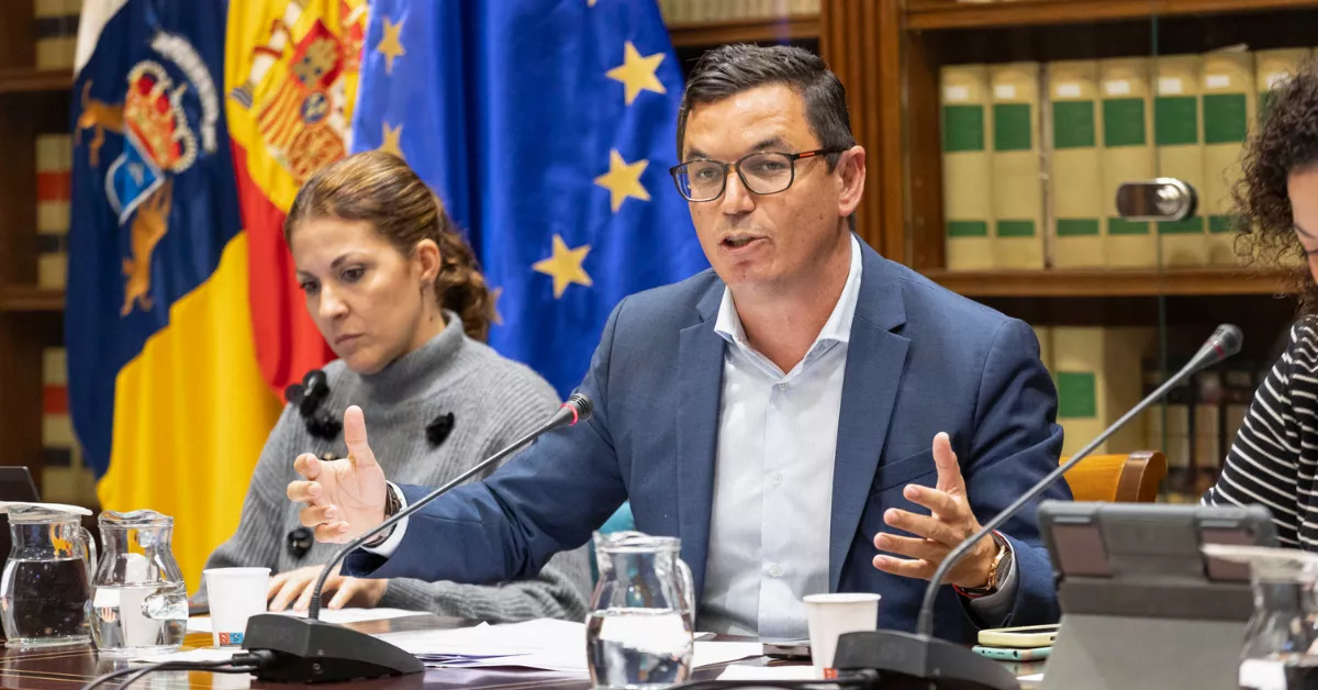 Imagen del consejero de Obras Públicas, Vivienda y Movilidad, Pablo Rodríguez Valido / MIGUEL BARRETO - EFE