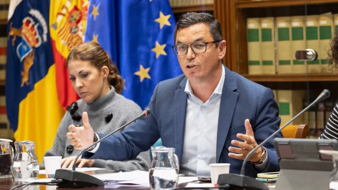 Imagen del consejero de Obras Públicas, Vivienda y Movilidad, Pablo Rodríguez Valido / MIGUEL BARRETO - EFE