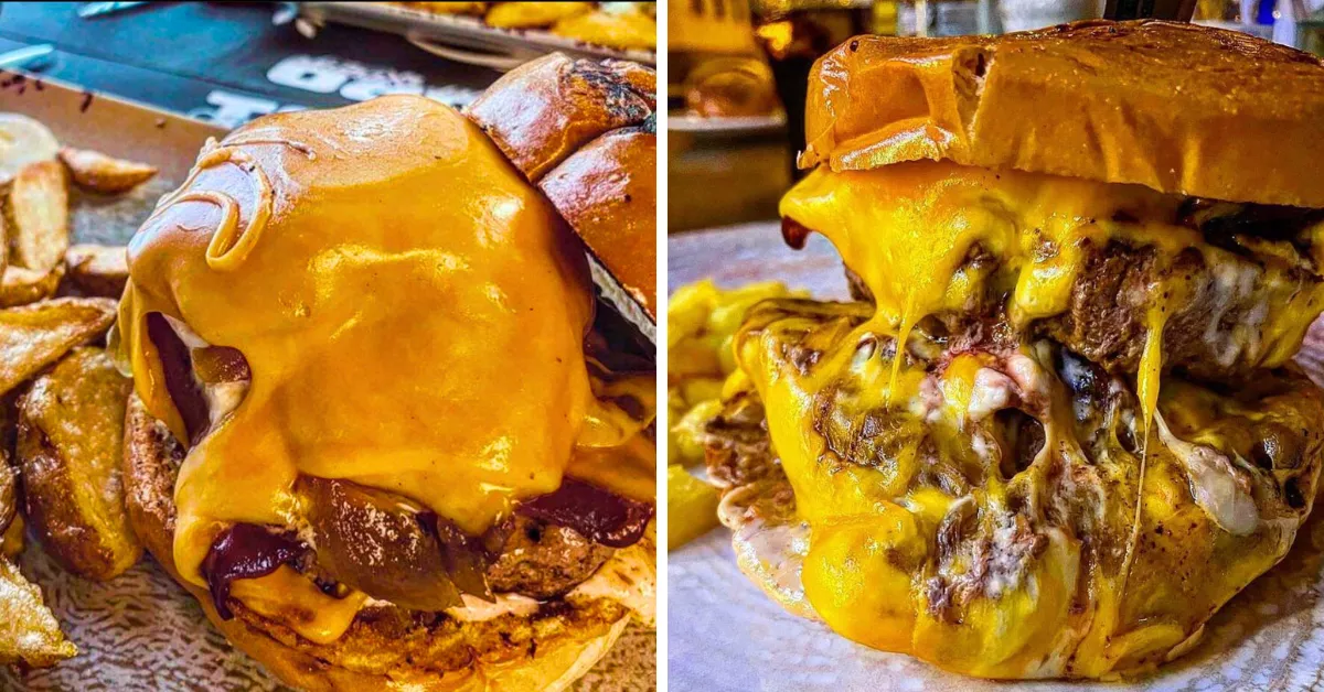 Imagen de la mejor hamburguesa con queso de España / MONTAJE AH - REDES