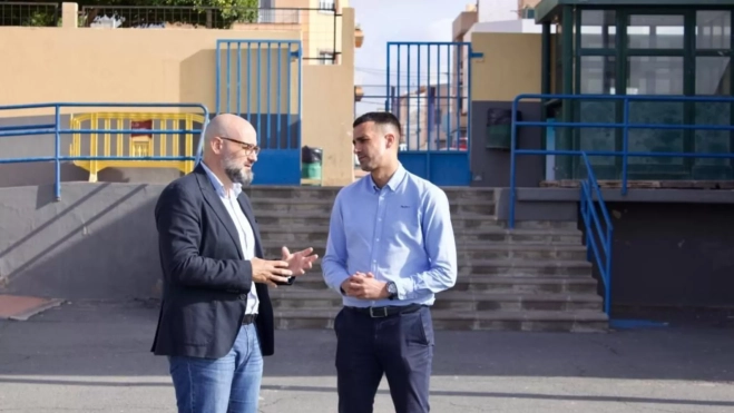 Aridany Romero visitando Agüimes / CABILDO DE GRAN CANARIA