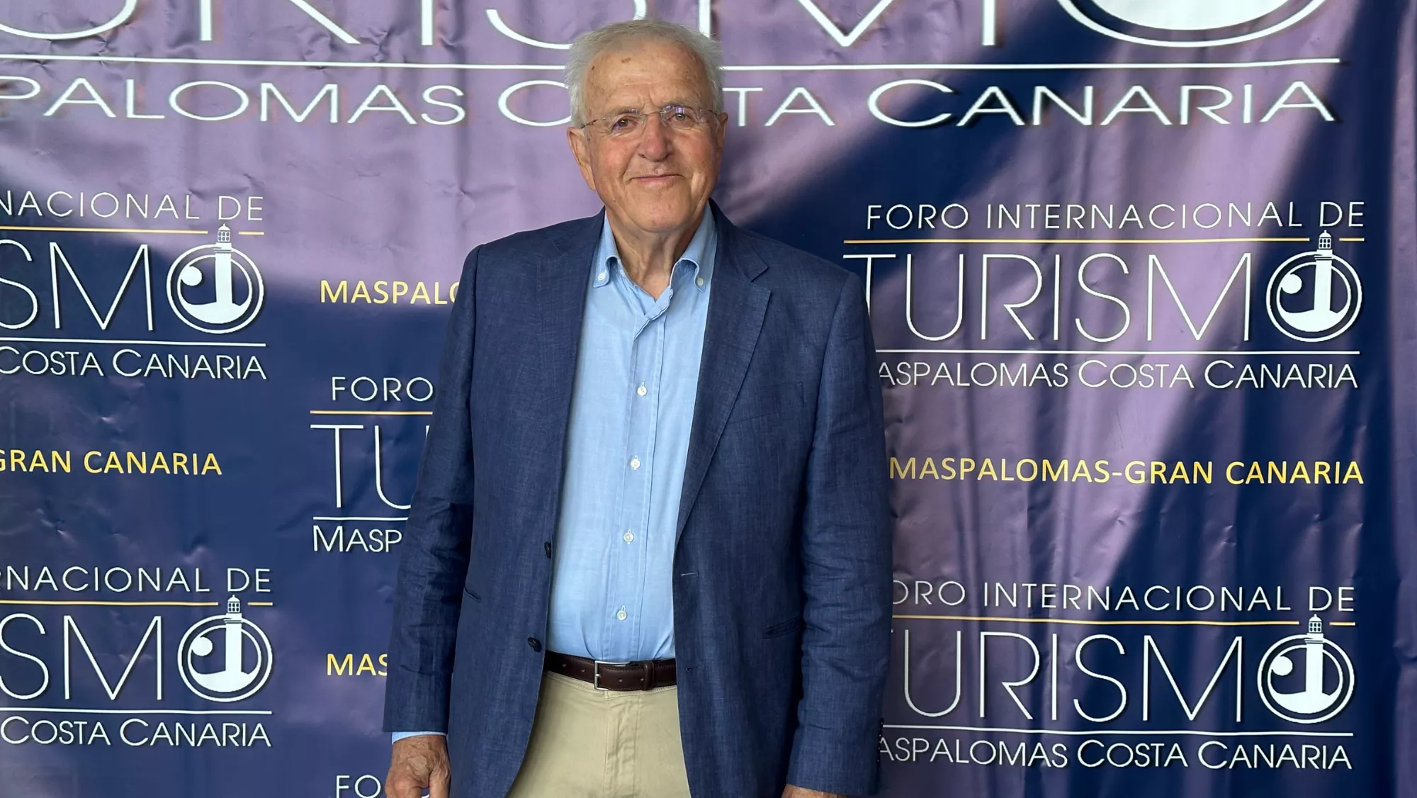Lothar Buss en el XI Foro Internacional de Turismo de Maspalomas / ATLÁNTICO HOY - MARCOS MORENO