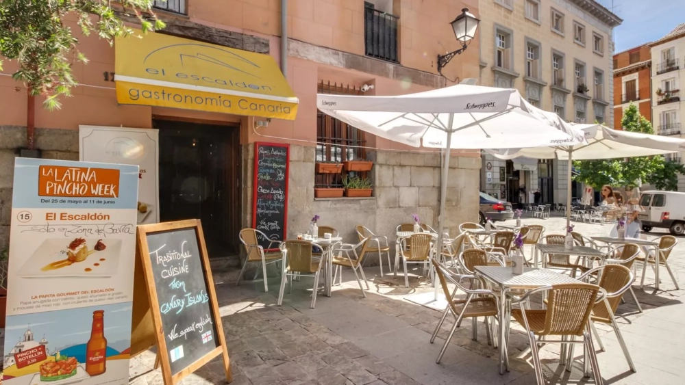 Entrada a El Escaldón en Madrid./ PRIVATEASER Entrada a El Escaldón en Madrid./ PRIVATEASER