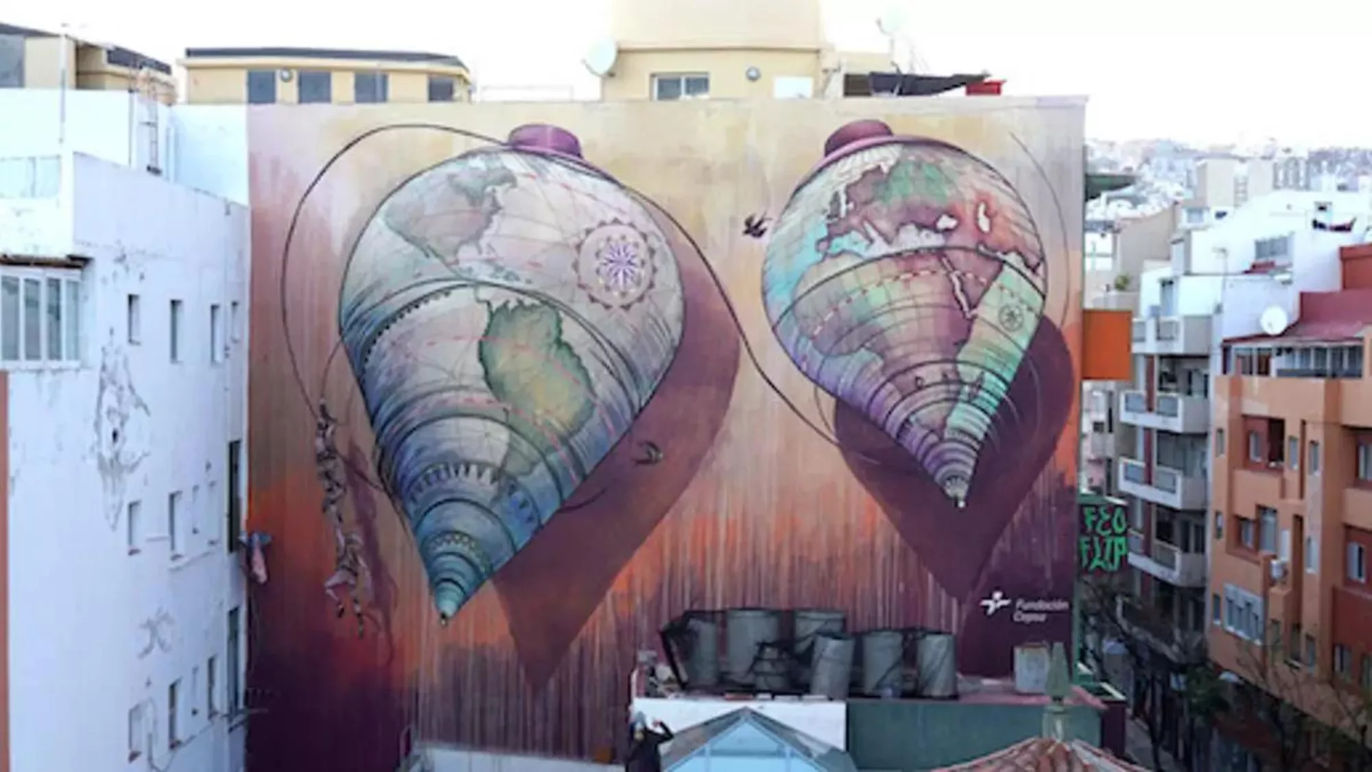 Mural recogido en el mapa interactivo correspondiente a la iniciativa ‘Sumérgete en Santa Cruz’./ FUNDACIÓN CEPSA