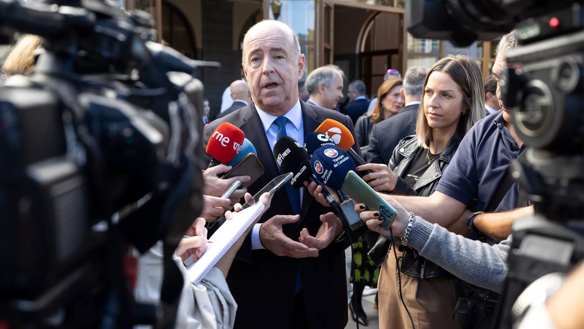 El presidente de la Confederación Canaria de Empresarios, Pedro Ortega / EFE - QUIQUE CURBELO