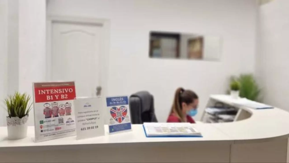 Recibidor de la academia Inglessa./ INGLESSA