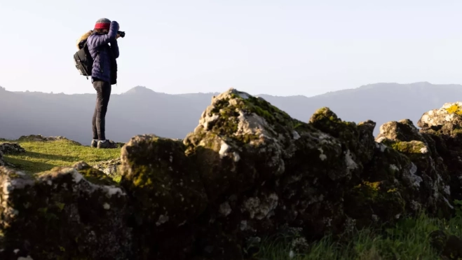 Imagen de fotógrafos en el Ecophoto El Hierro / BIRDING CANARIAS