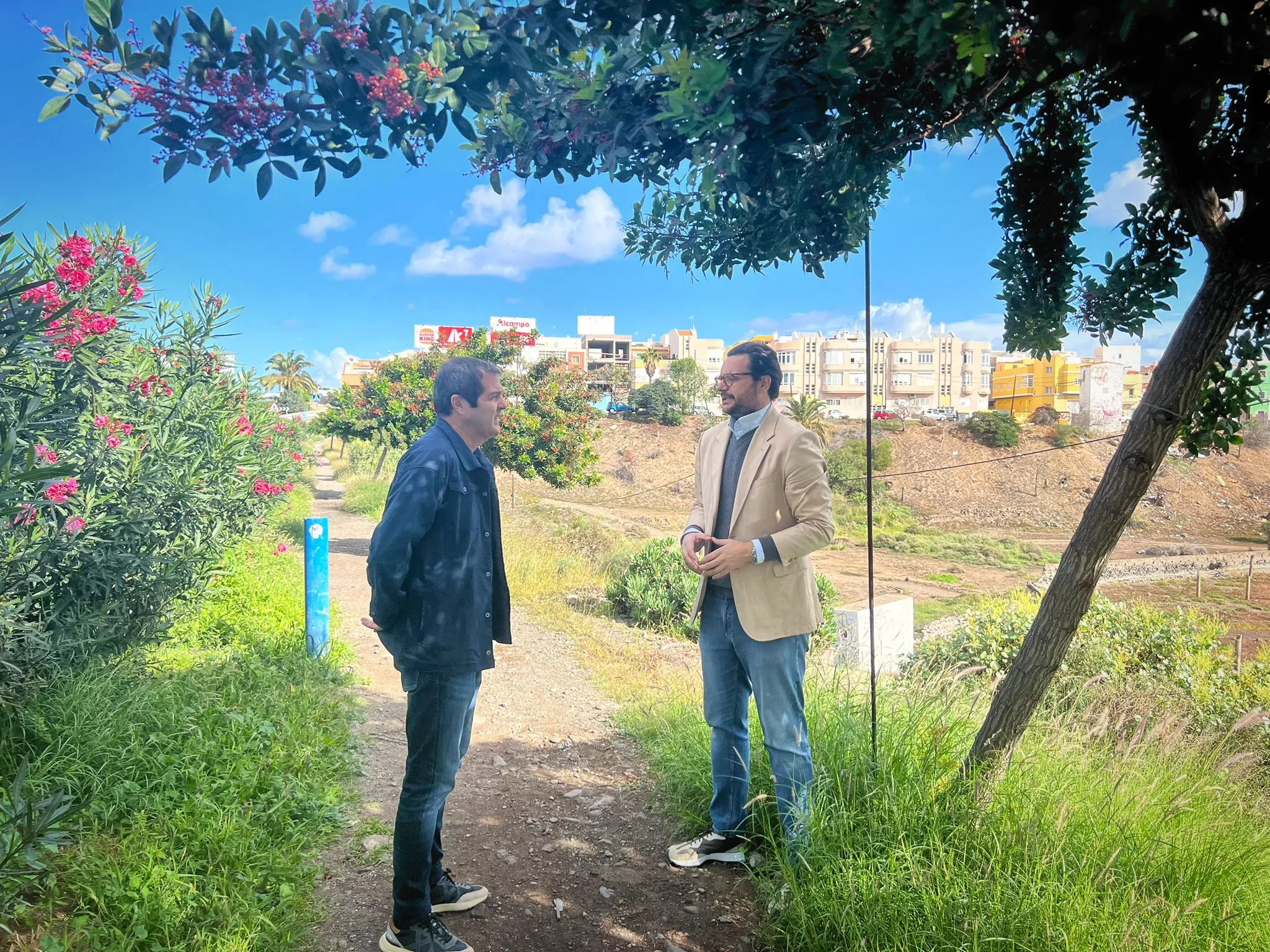 Foto del proyecto del sendero en Marpequeña / CEDIDA