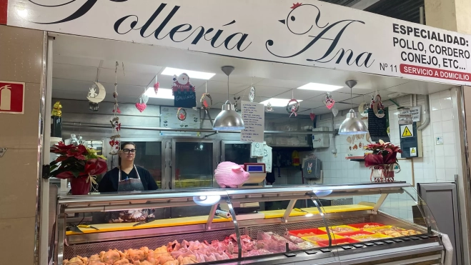 Puesto la Pollería Ana en el Mercado Central de Las Palmas / ATLÁNTICO HOY