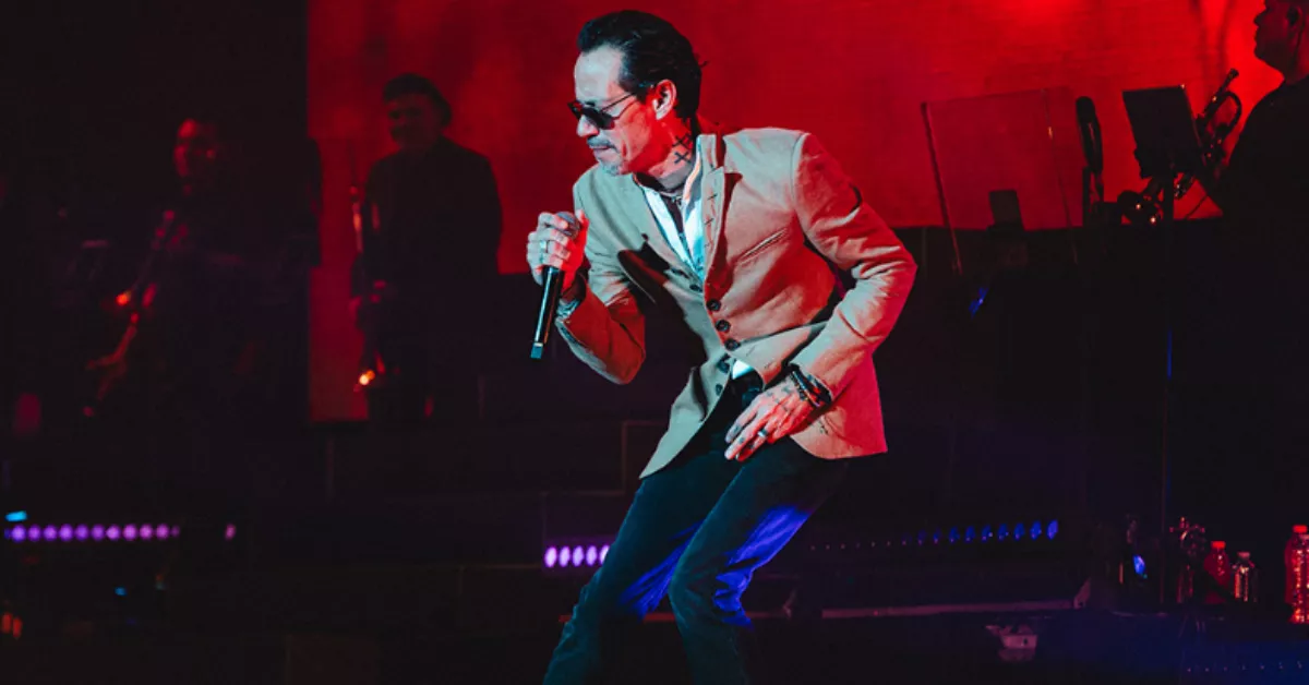 Marc Anthony en uno de sus conciertos / REDES