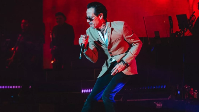 Marc Anthony en uno de sus conciertos / REDES