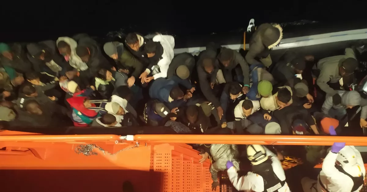 Imagen de los migrantes / SALVAMENTO MARÍTIMO Imagen de los migrantes / SALVAMENTO MARÍTIMO