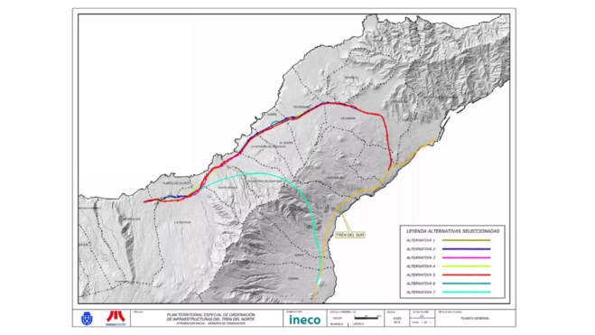 Alternativas del proyecto del tren del norte. PLAN DE MOVILIDAD