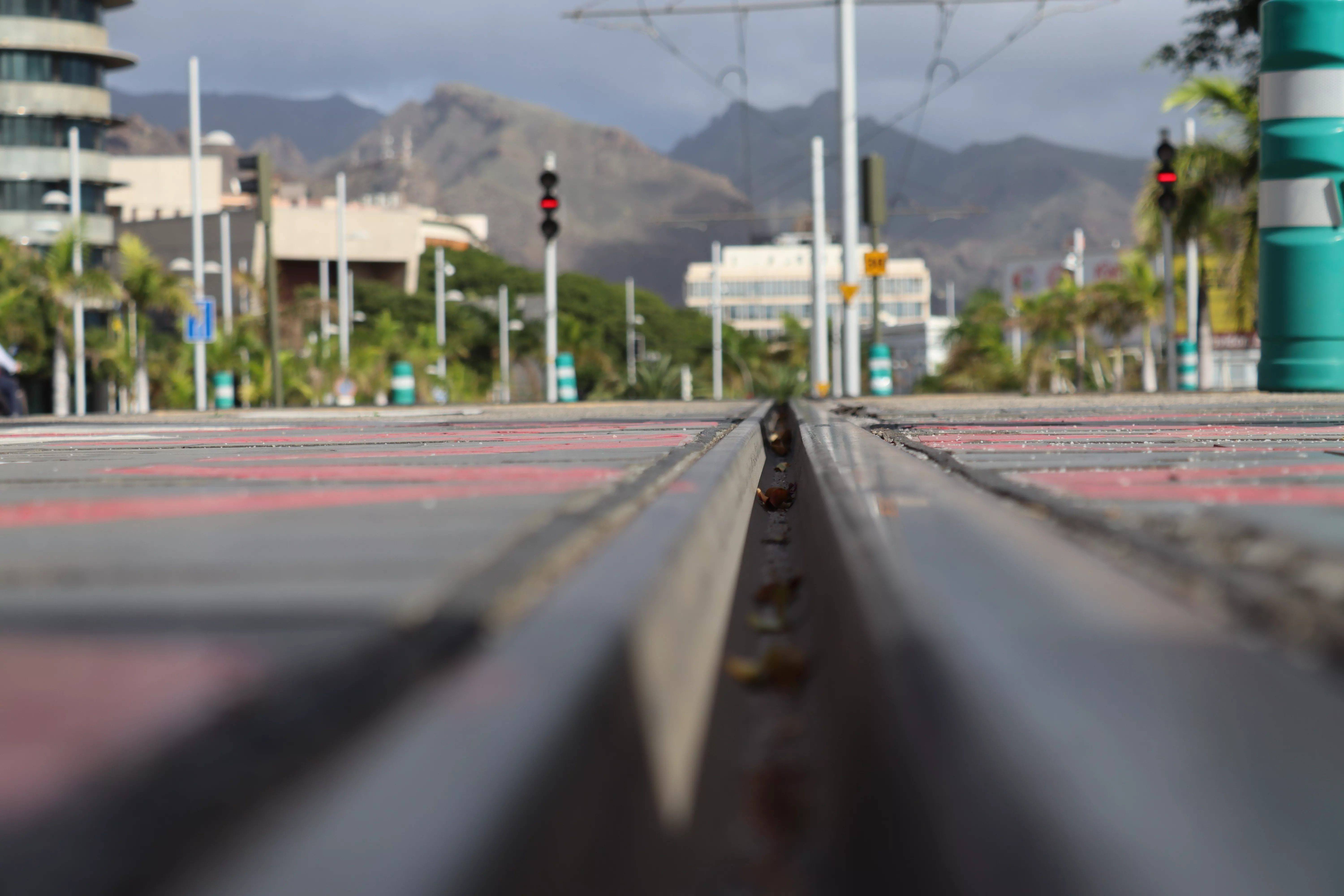 Vías del tranvía de Tenerife. / AINOHA CRUZ-ATLÁNTICO HOY