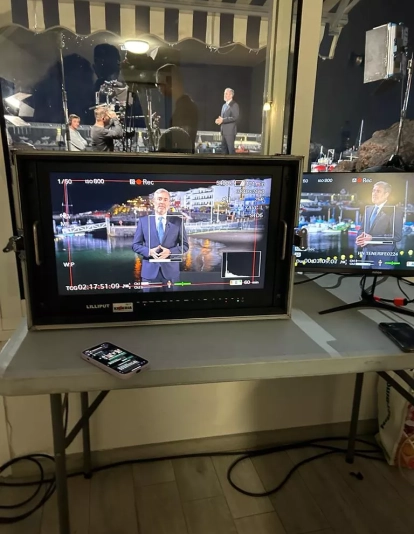 Grabación del discurso de Fernando Clavijo en La Restinga / CEDIDA