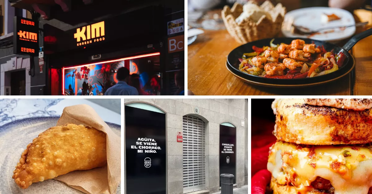 Montaje de los cinco restaurantes que han abierto en 2023 en Gran Canaria  MONTAJE AH