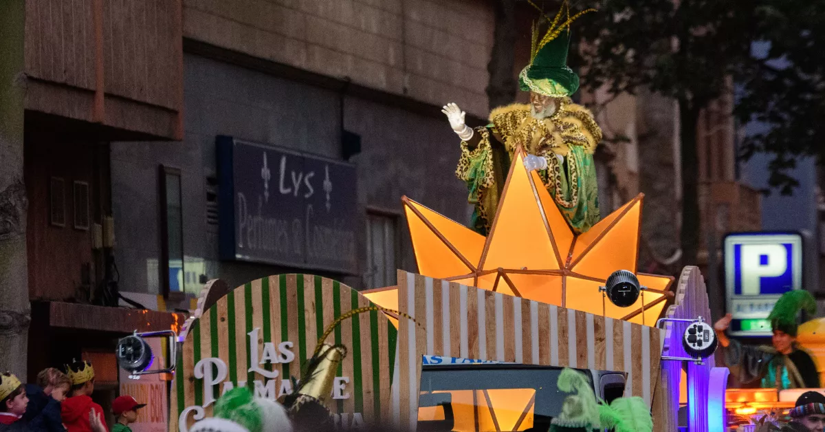 Imagen de Baltasar en la Cabalgata de Reyes Magos de Las Palmas de Gran Canaria / AYUNTAMIENTO DE LAS PALMAS DE GRAN CANARIA