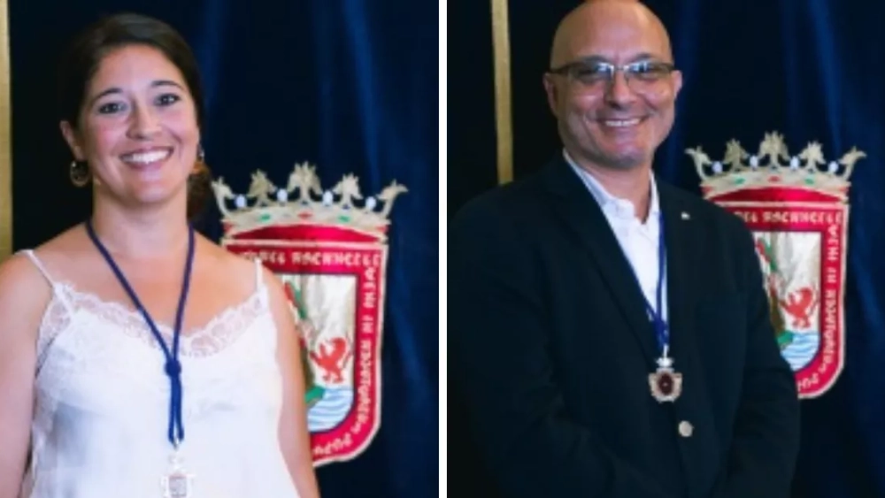Cristina Ledesma y Ángel Chinea, ambos del PSOE, de izquierda a derecha./ AYTO. LA LAGUNA