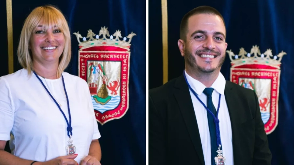 Leticia Villegas (PSOE) y Sergio Eiroa (CC), de izquierda a derecha./ ATYO. LA LAGUNA