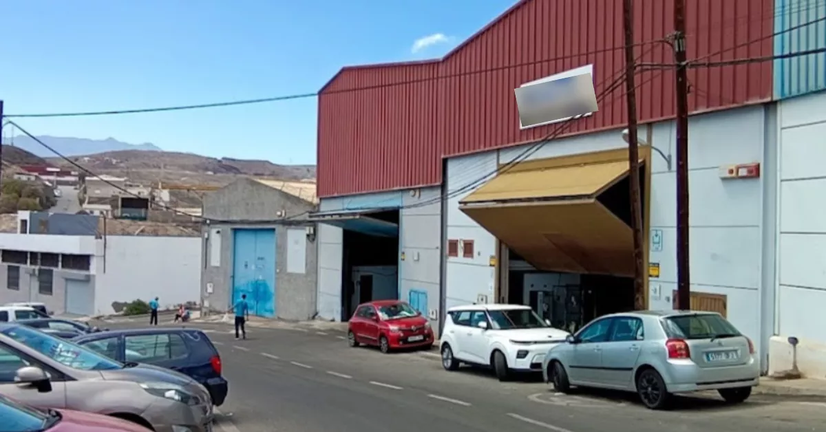 Polígono industrial en el que se sitúa la Tintorería Aqualand, en Telde./ GOOGLE MAPS