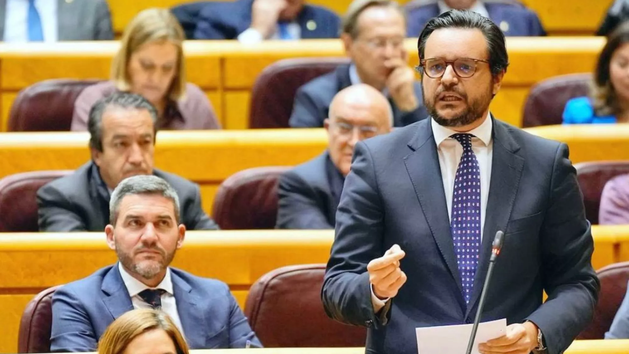 El senador Ramos (PP), en la Cámara Alta / PP