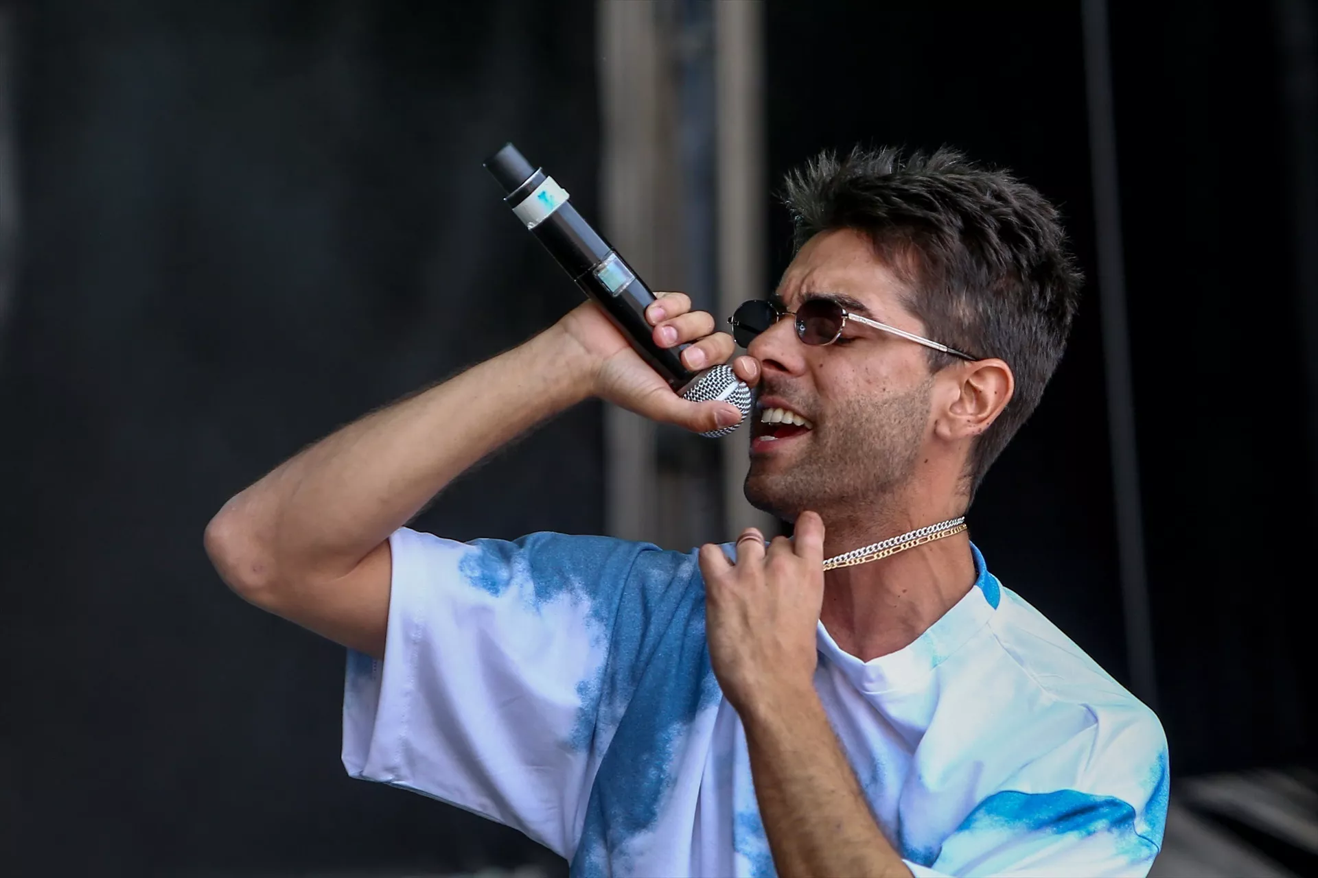 Don Patricio, durante un concierto en Matadero Madrid 