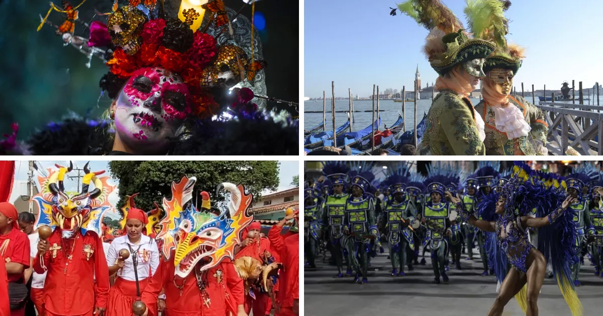 Montaje diferentes festividades del mundo /  MONTAJE AH - EFE