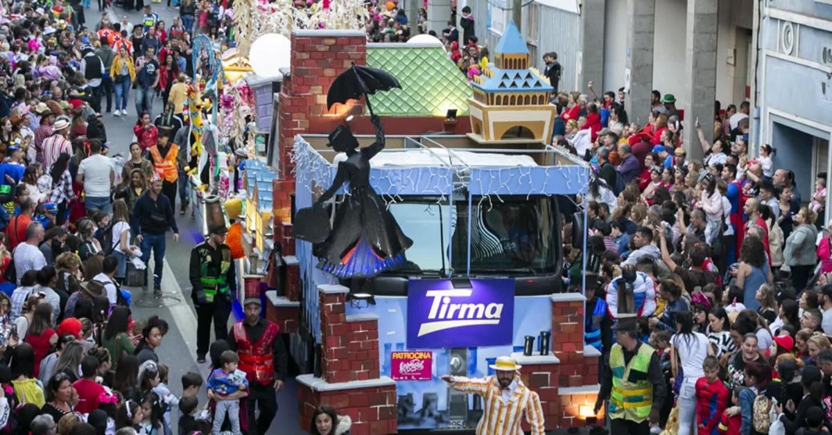 Imagen de una carroza en el Carnaval de Las Palmas de Gran Canaria / AYUNTAMIENTO DE LAS PALMAS DE GRAN CANARIA