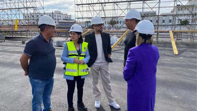 Visita institucional para conocer los avances de los preparativos del escenario del Carnaval / ATLÁNTICO HOY - ARIADNA MARTÍNEZ Visita institucional para conocer los avances de los preparativos del escenario del Carnaval / ATLÁNTICO HOY - ARIADNA MARTÍNEZ