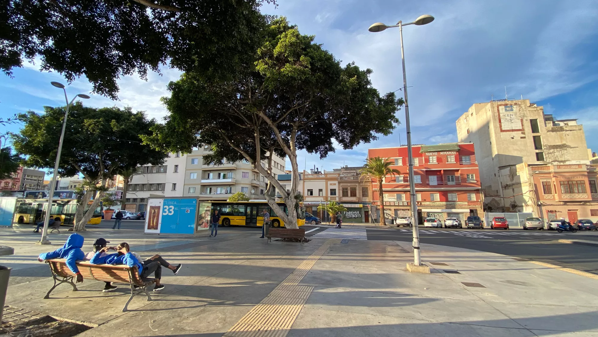 Plaza Ingeniero Manuel Becerra, en la que se produjo el apuñalamiento. / ATLÁNTICO HOY  - ARIADNA MARTÍNEZ 