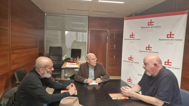 Reunión entre CCOO y el Diputado del Común. / CEDIDA