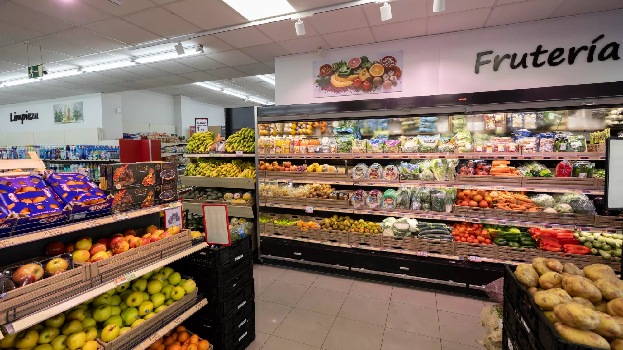 Zona de frutería / SPAR GRAN CANARIA