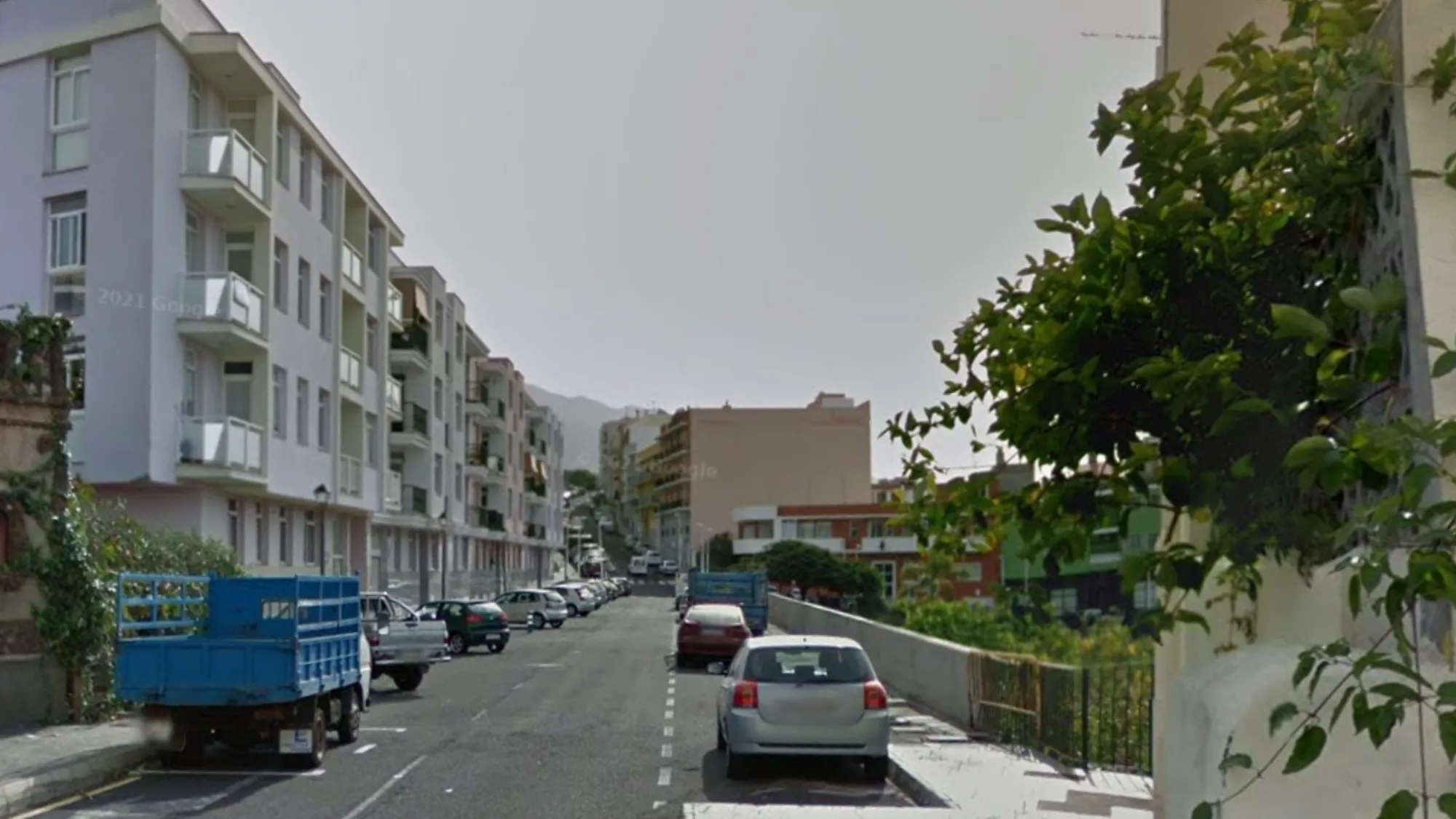 Calle Pedro José Viña Díaz, donde se ubicarán las viviendas para los afectados al volcán. / GOOGLE MAPS