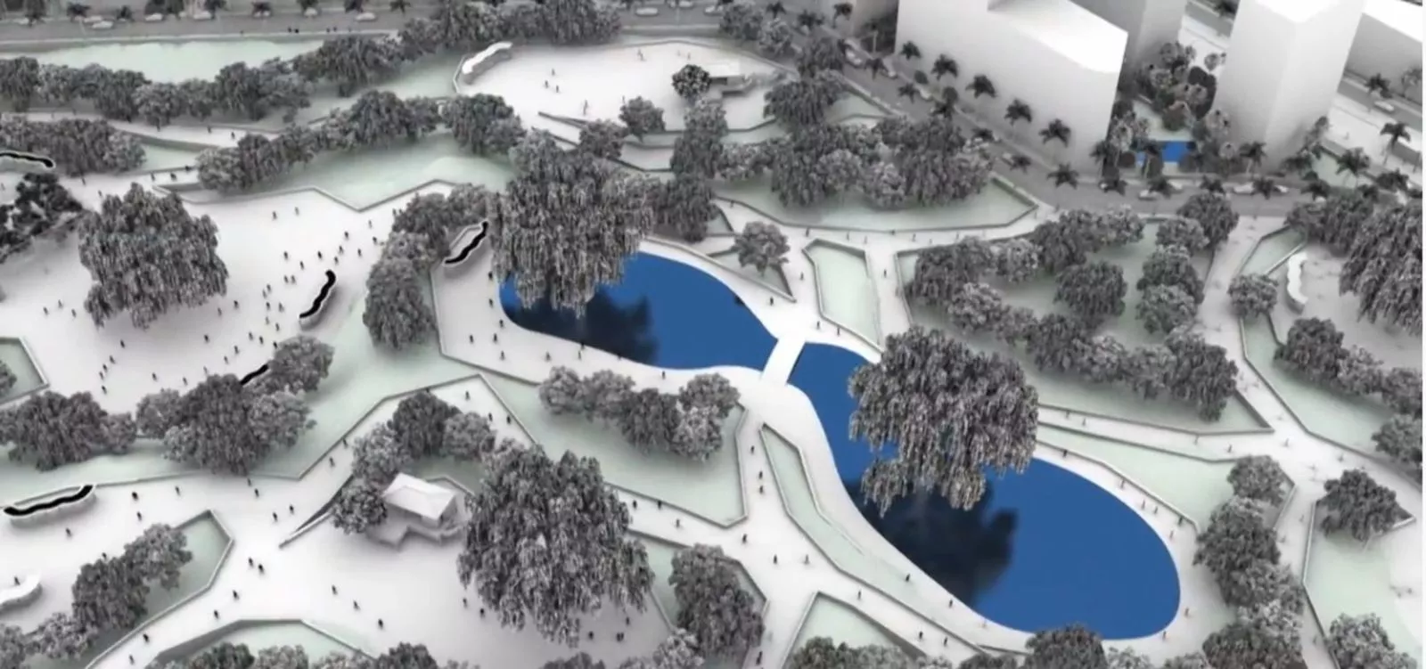 Proyecto Santa Cruz Verde en los terrenos de la refinería./ AYTO. DE SANTA CRUZ