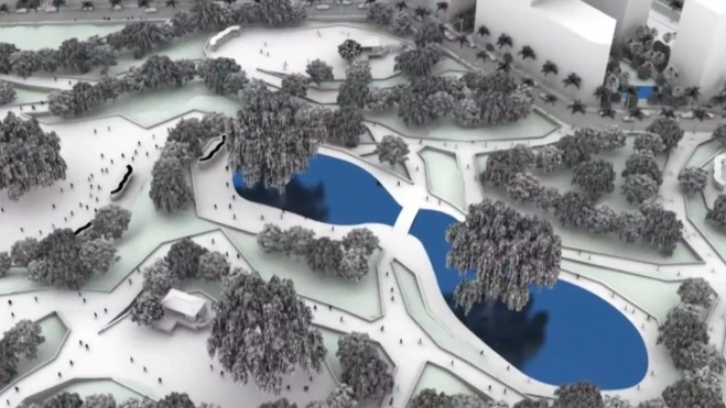 Proyecto Santa Cruz Verde en los terrenos de la refinería./ AYTO. DE SANTA CRUZ