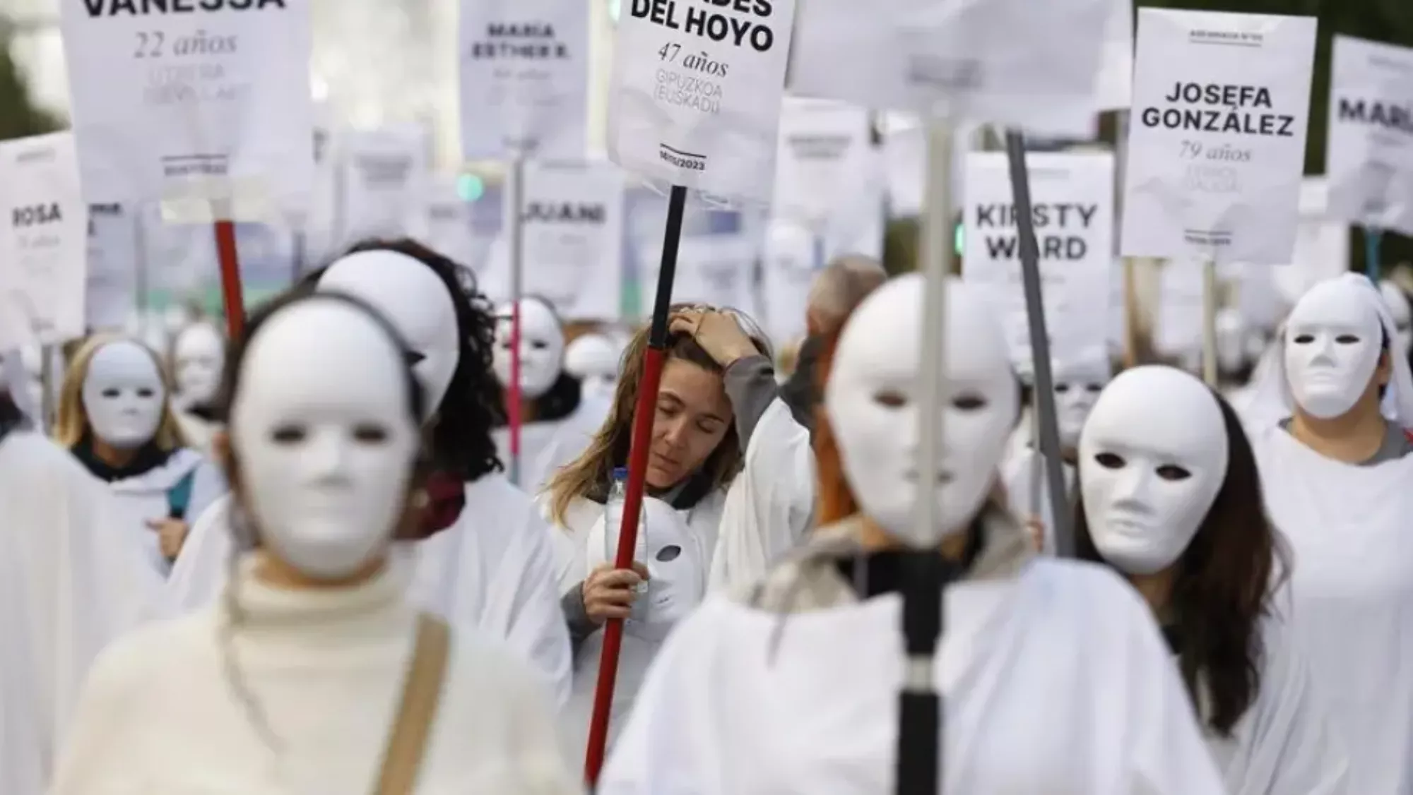 Manifestación contra la violencia de género / EFE