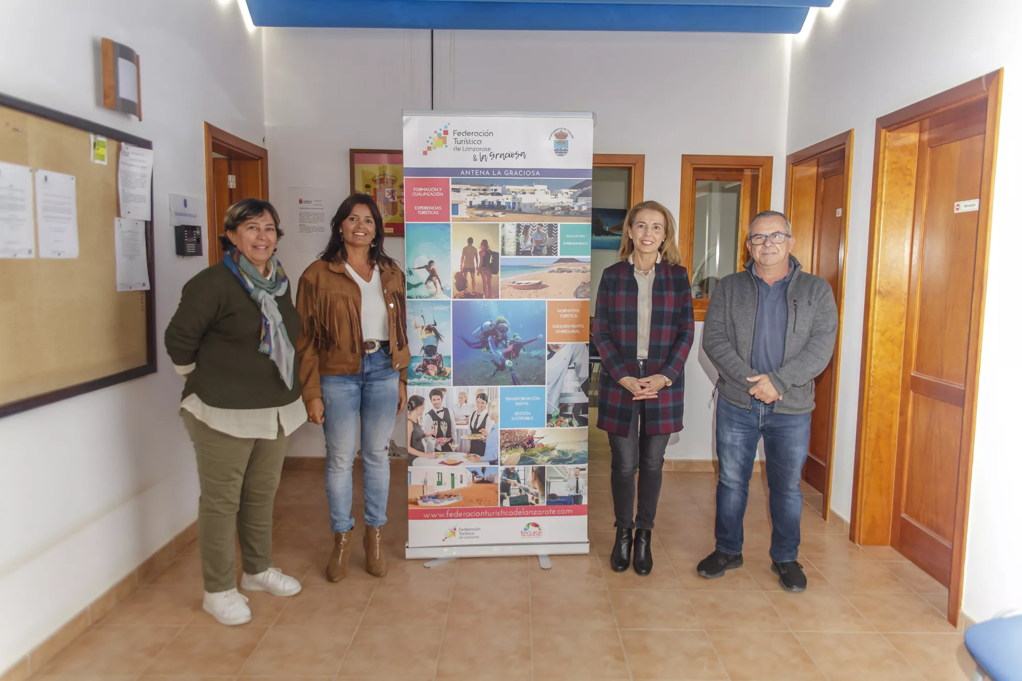 Apertura de la oficina turística de La Graciosa./ AYTO. DE TEGUISE