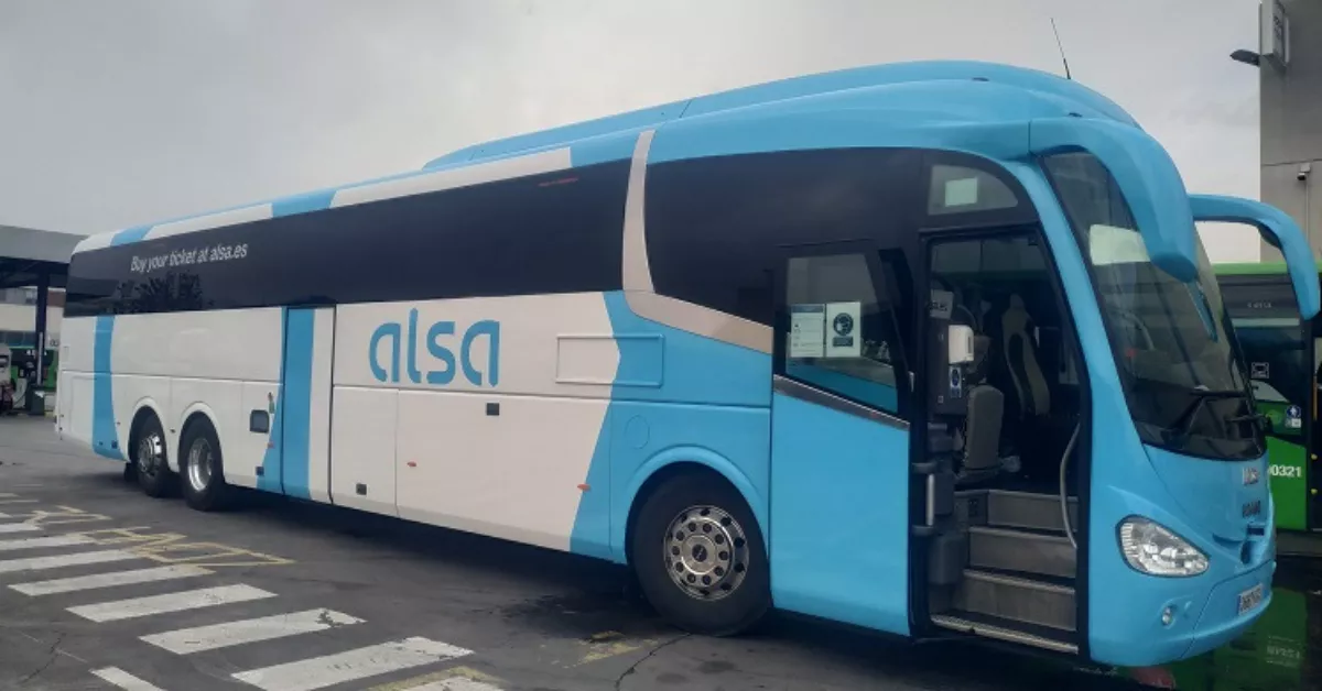 Guagua de Alsa con tecnología 5G. / AH Guagua de Alsa con tecnología 5G. / AH