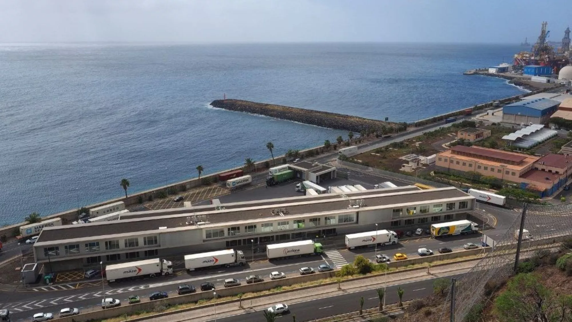 Zona aduanera en el puerto de Santa Cruz de Tenerife./ AUTORIDAD PORTUARIA