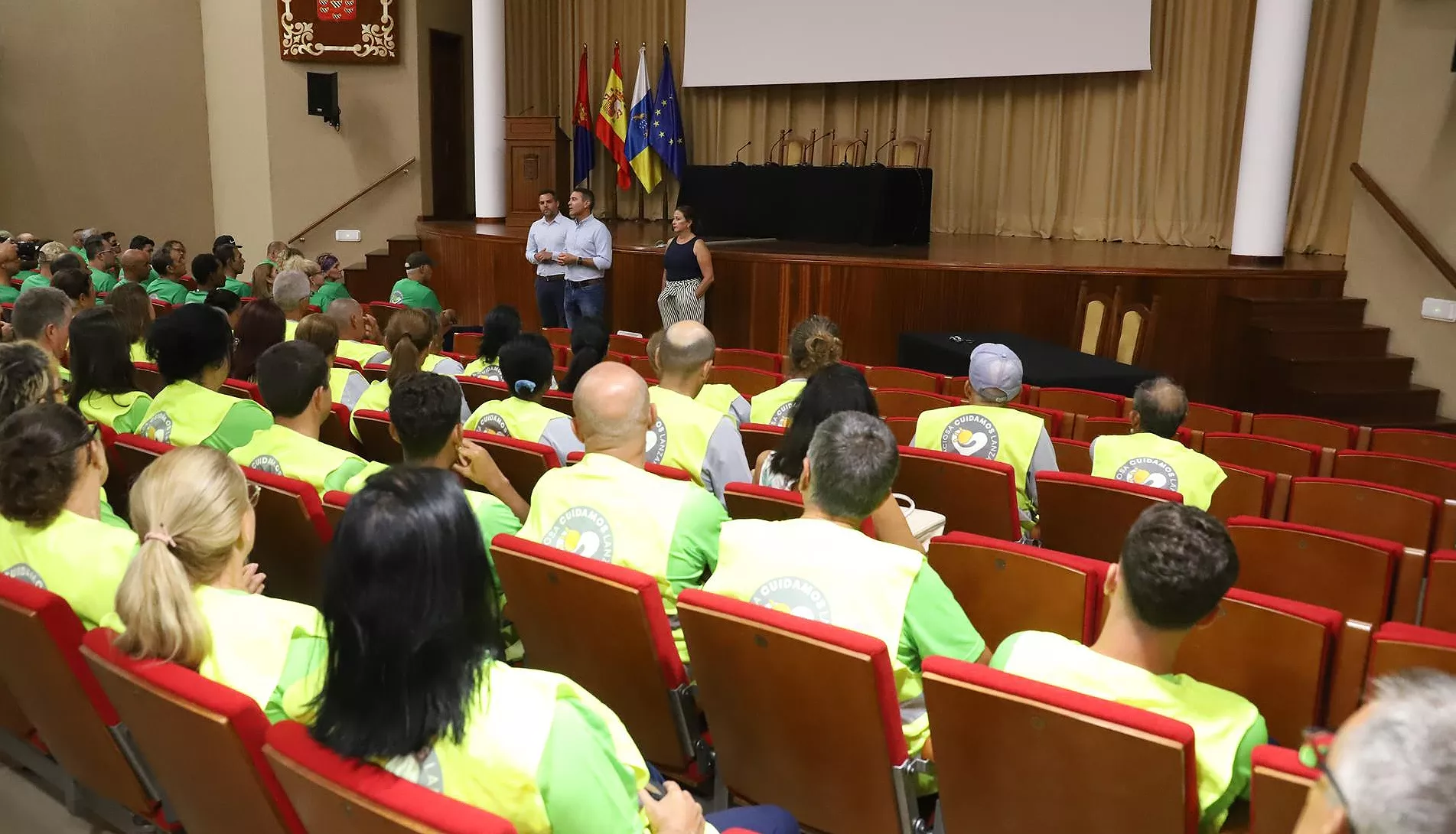 El cabildo insular presenta el plan de empleo de Lanzarote./