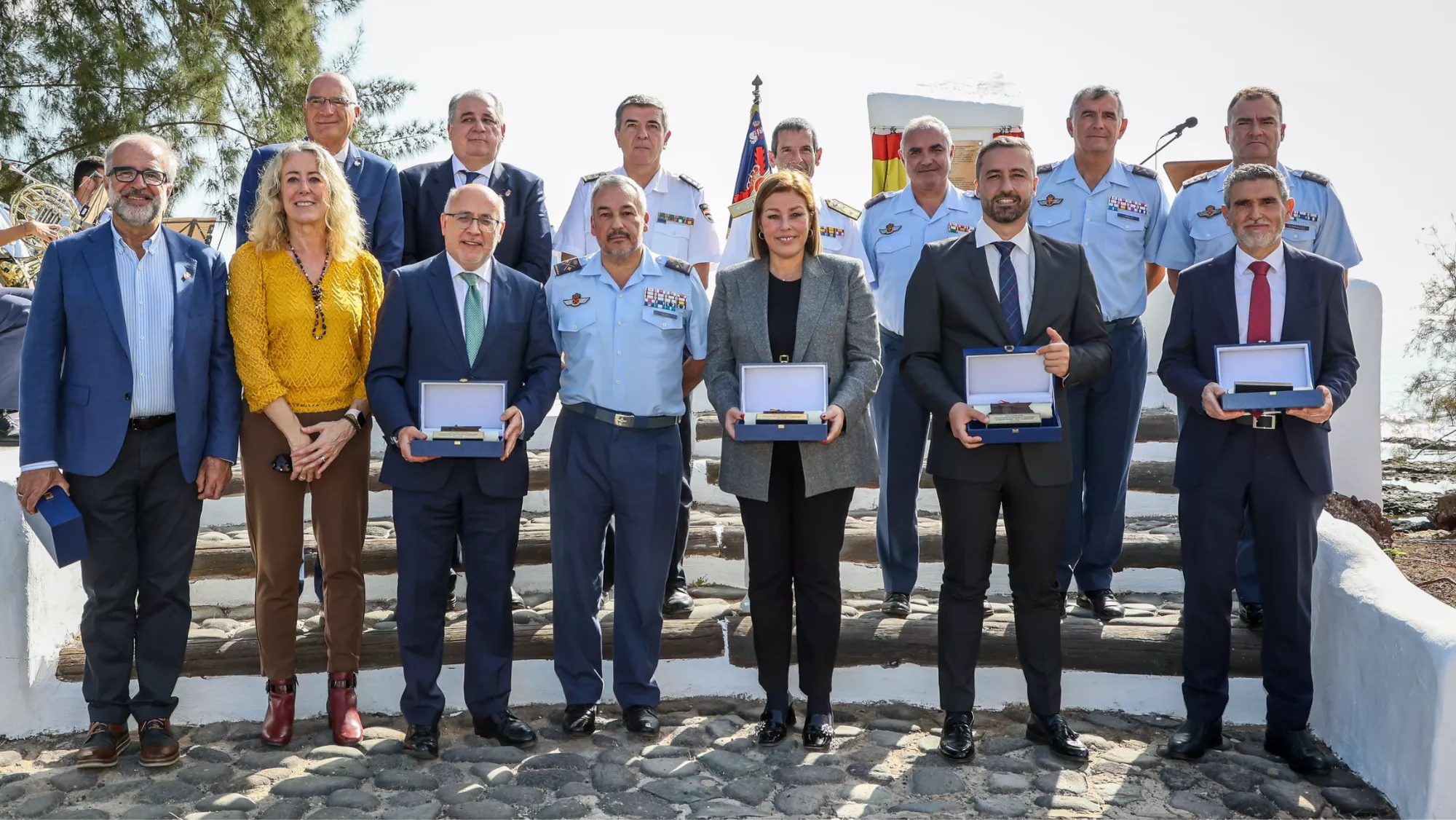 Celebración del centenario del primer aterrizaje de aviones militares en Gando / PARLAMENTO DE CANARIAS