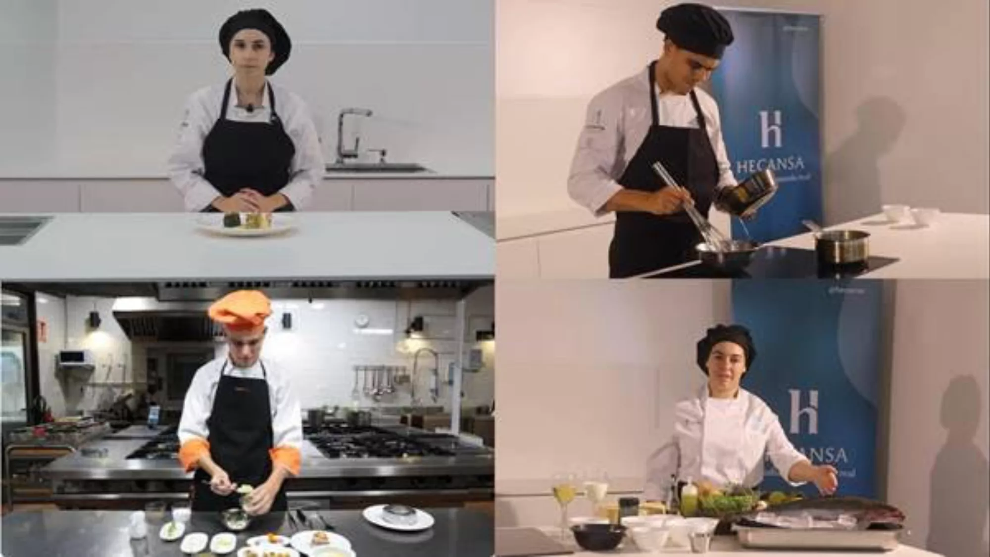 Fotogramas de las vídeo recetas de los alumnos canarios seleccionados / LE CORDON BLEU (1)