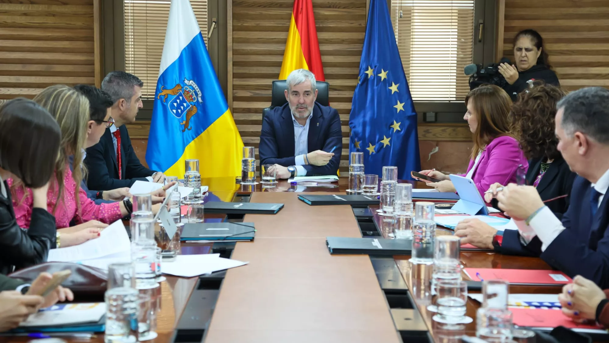 Consejo de Gobierno de Canarias, presidido por Fernando Clavijo./ GOBCAN