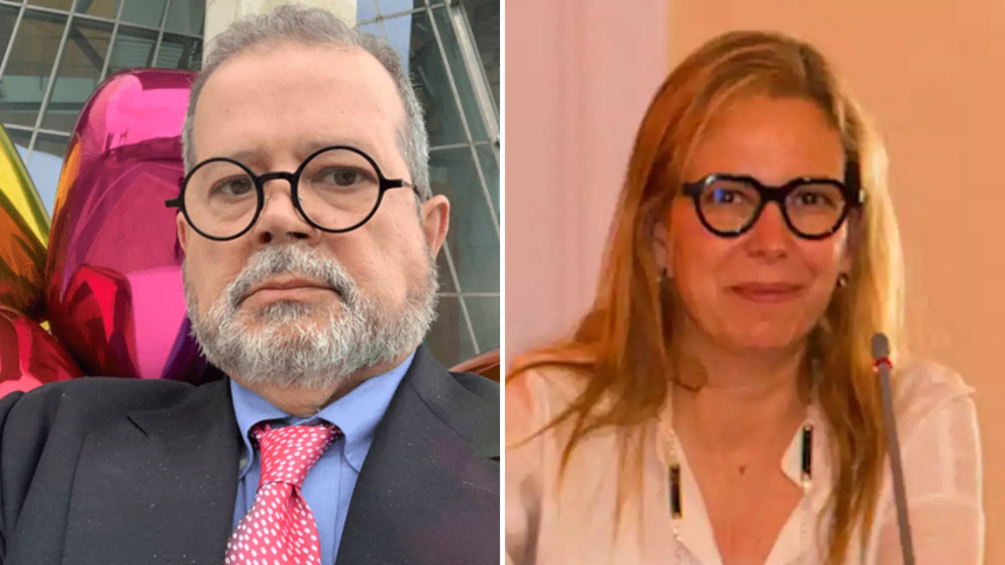 Francisco Vicente Almeida (ULL) y Ana Suárez (ULPGC), nuevos presidentes de los Consejos Sociales./ MONTAJE AH Francisco Vicente Almeida (ULL) y Ana Suárez (ULPGC), nuevos presidentes de los Consejos Sociales./ MONTAJE AH