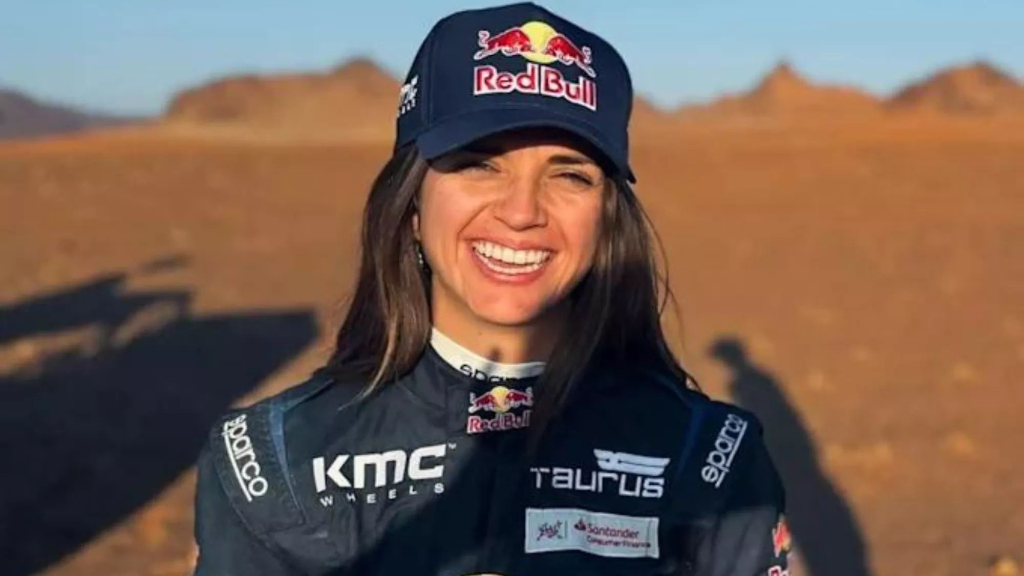 Cristina Gutiérrez, campeona del Dakar./ REDBULL