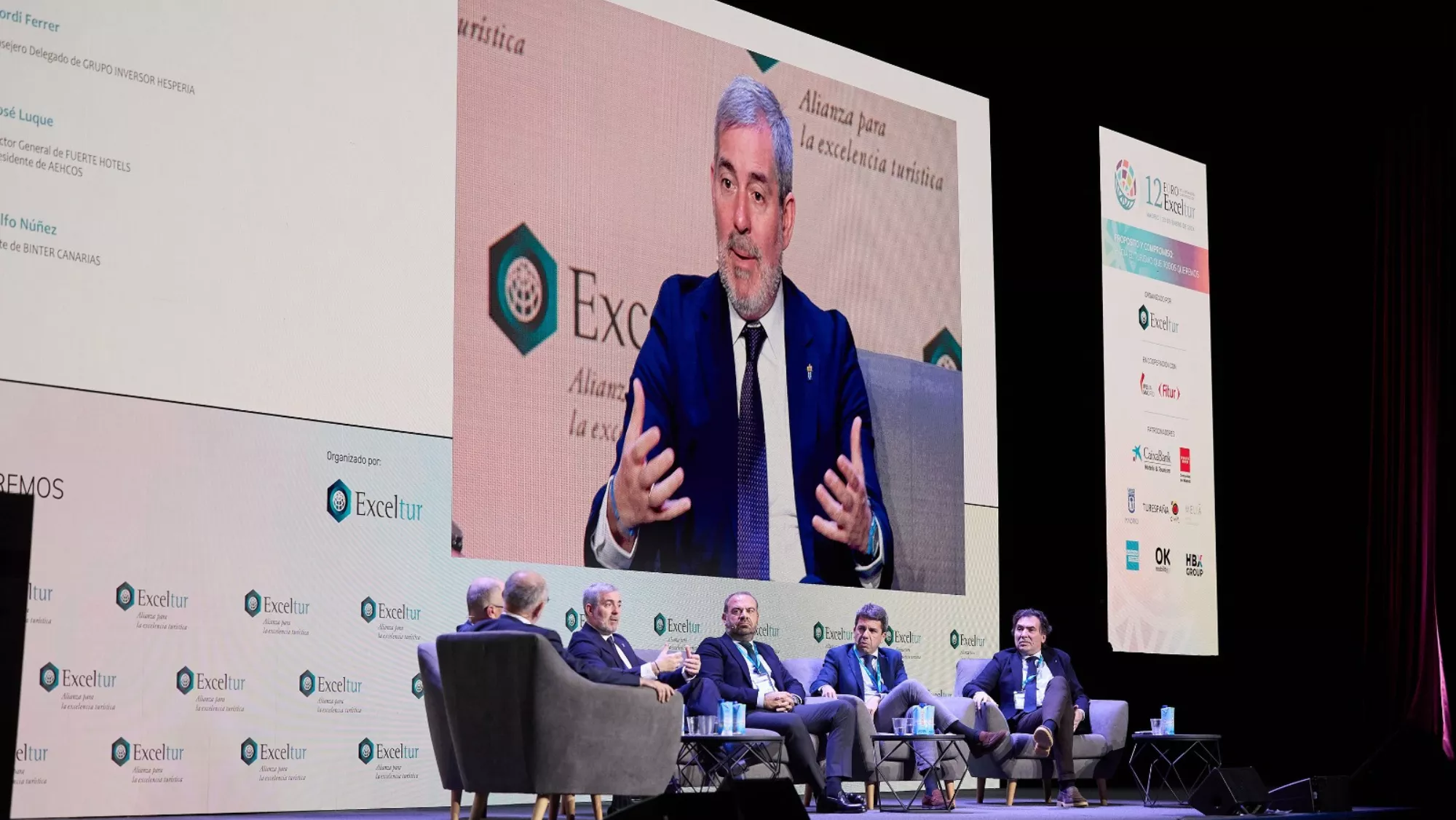 Fernando Clavijo en EXCELTUR./ CEDIDA