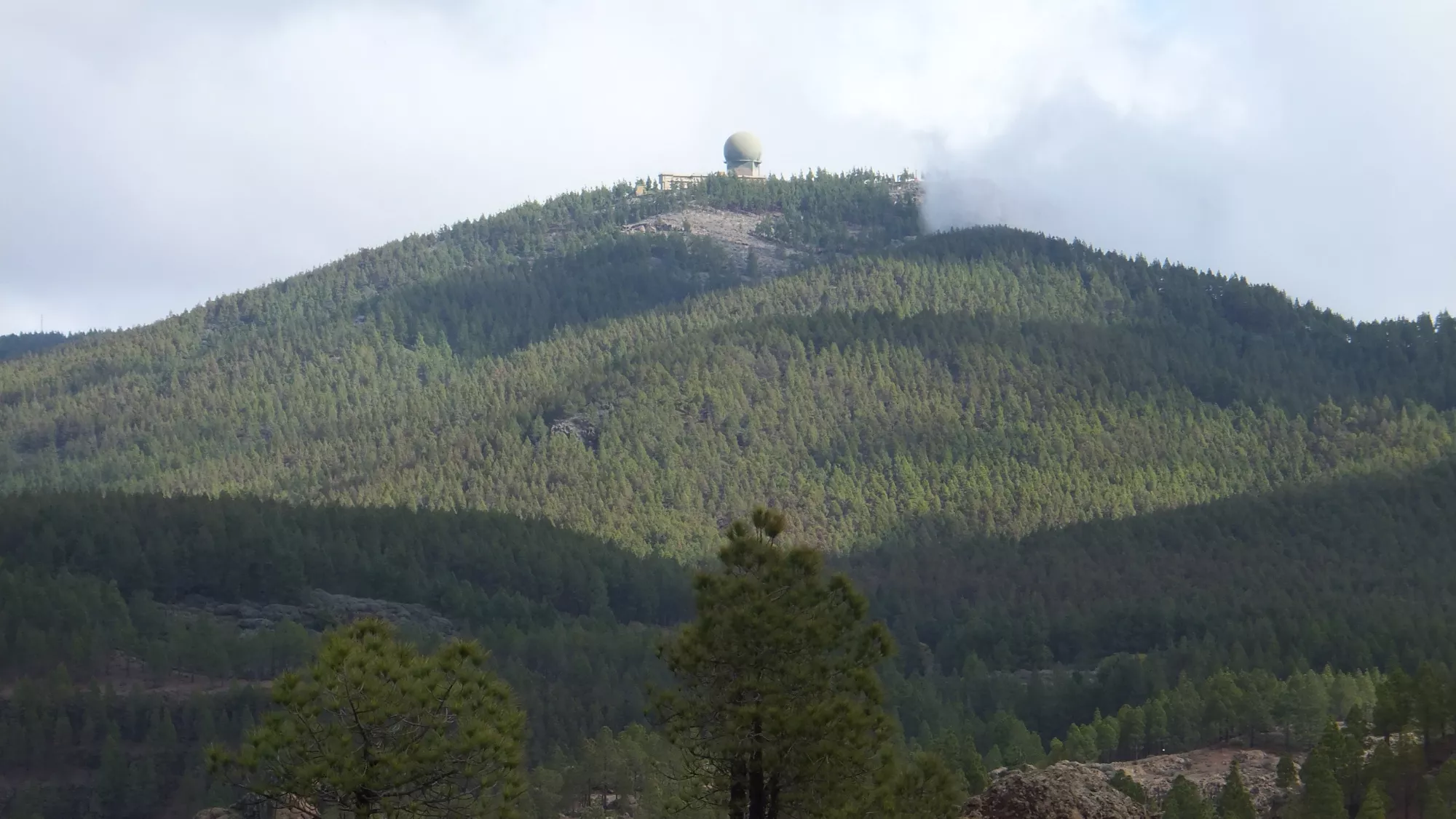 Pico de las Nieves, en Gran Canaria./ WIKIPEDIA