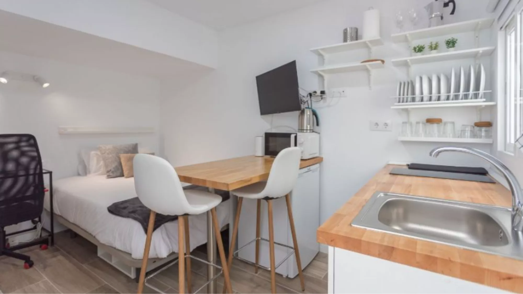 Imagen de un estudio de 15 metros cuadrados en Las Palmas de Gran Canaria / IDEALISTA