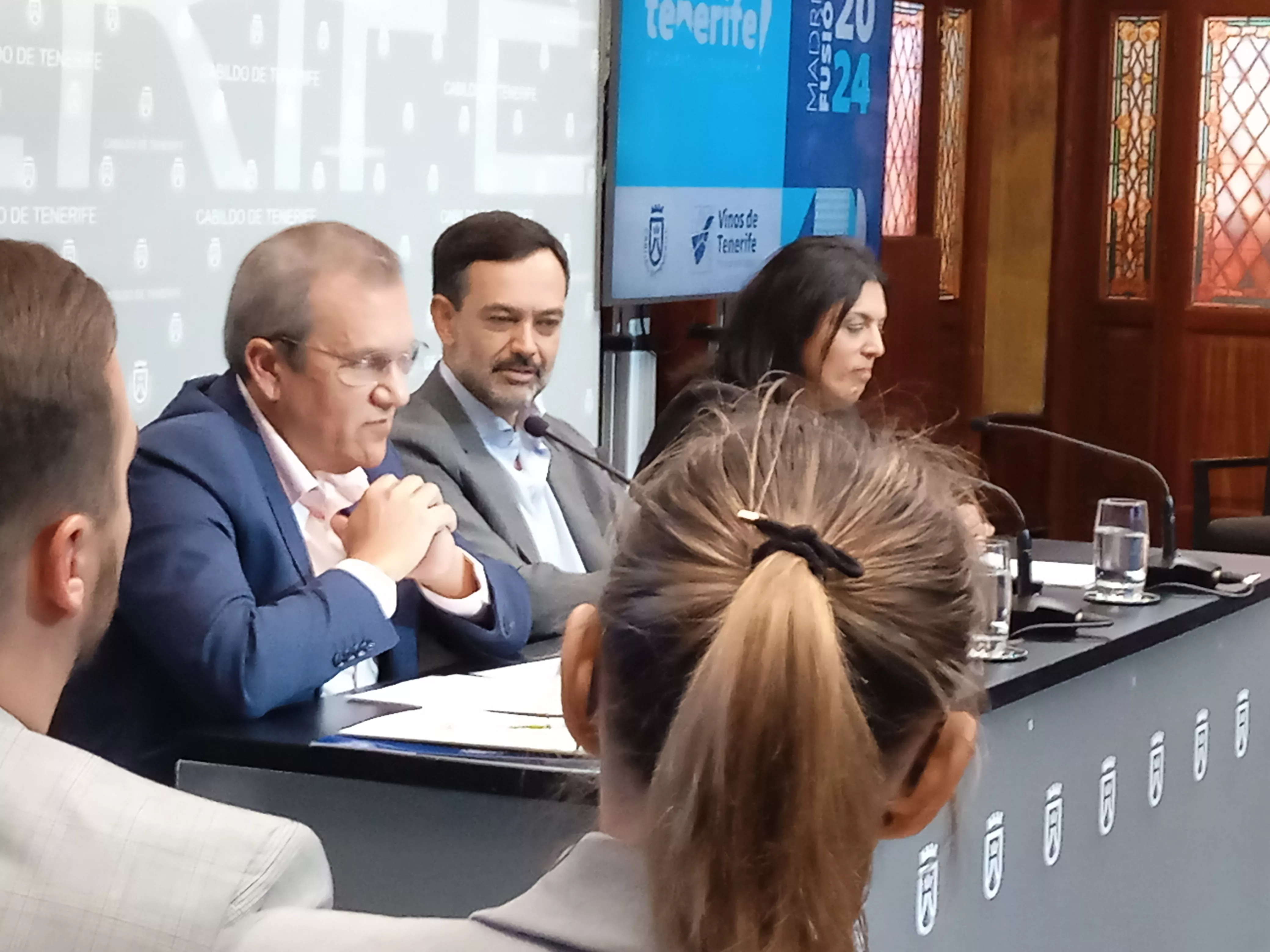 El vicepresidente y consejero de Turismo del Cabildo de Tenerife, Lope Afonso, habla sobre la presencia de Tenerife en Madrid Fusión 2024./ 